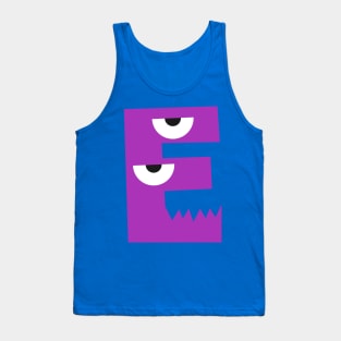 E Lettering Tank Top